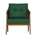 Ver imagem 1 de Poltrona Cadeira Vitoria Base Reforçada - Verde