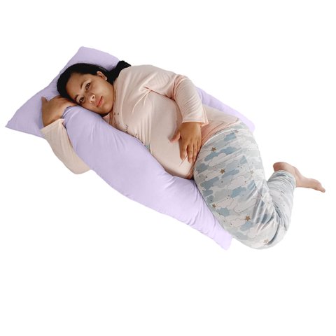 Travesseiro Gigante Happy Line 120 X 70 cm - Lilás