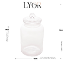 Ver imagem 7 de Porta Mantimento de Vidro com Tampa Arena Hermetica 1,6l - Lyor