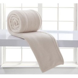 Manta Casal Microfibra Home Design Bege - Corttex - 1