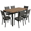 Ver imagem 1 de Conjunto de Mesa Sala de Jantar Atlanta 6 Cadeiras Diana