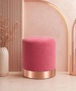 Ver imagem 1 de Puff Rodapé Rose Gold, Cor Rosa Antigo Veludo - Let Móveis