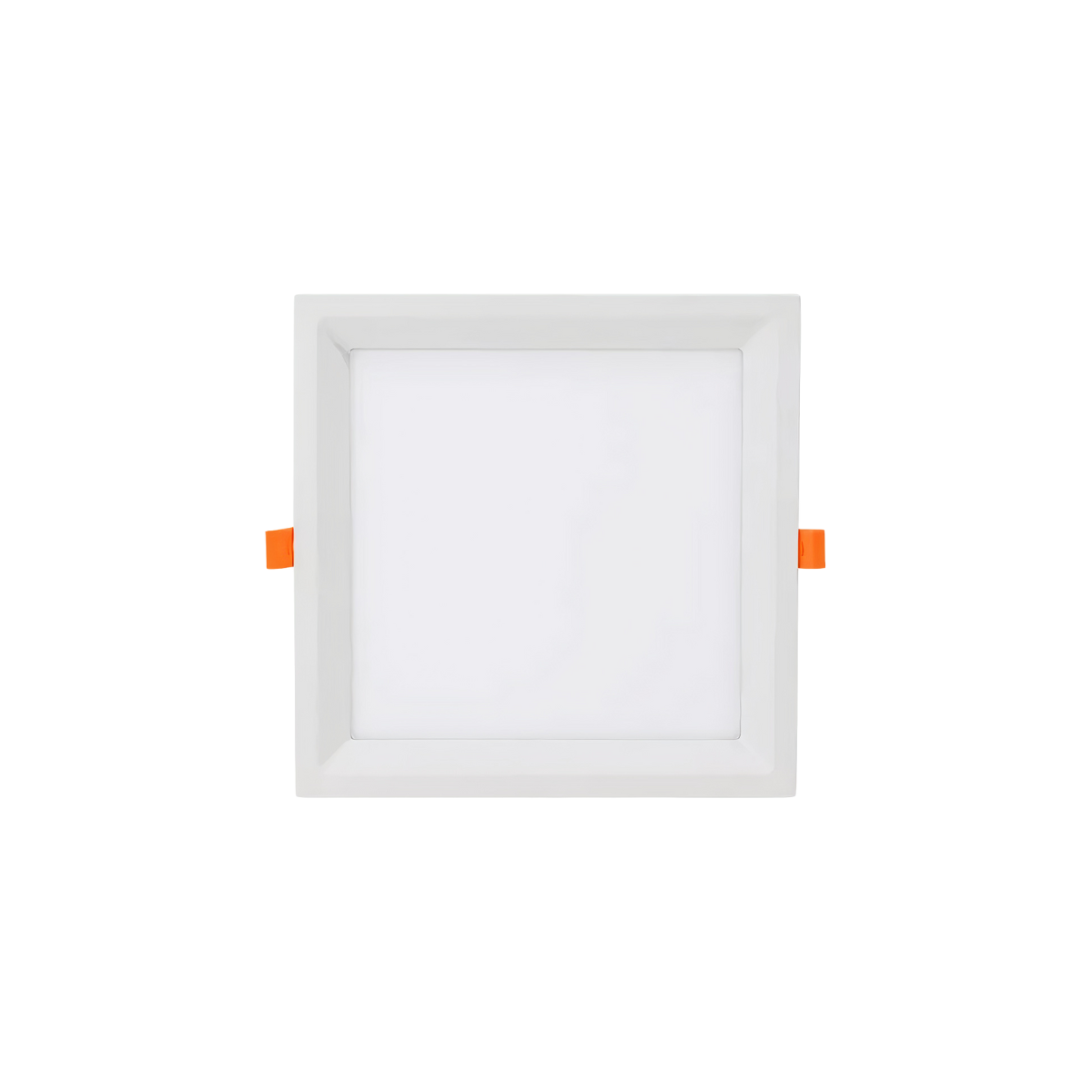 Plafon Luminaria Painel Quadrado de Led 24w 30cm Bco ou Pto - Branco - Bco Frio 6500k