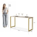 Ver imagem 3 de Mesa de Jantar Industrial 120x45cm para 2 Lugares Klm Móveis