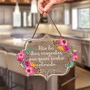 Ver imagem 3 de Placa de Porta Decoração Flores Frases Quarto Sala