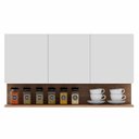 Ver imagem 6 de Armário de Cozinha Aéreo 118cm 3 Portas Duda Z34 Branco/freijó - Mpozenato