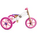 Ver imagem 3 de Triciclo 2 em 1 (vira bicicleta de Equilíbrio) Neve Rosa