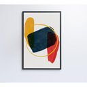 Ver imagem 2 de Quadro Artes Em Círculos 40x60 Cm Tecido Canvas