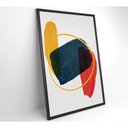 Ver imagem 7 de Quadro Artes Em Círculos 40x60 Cm Tecido Canvas