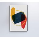 Ver imagem 4 de Quadro Artes Em Círculos 40x60 Cm Tecido Canvas
