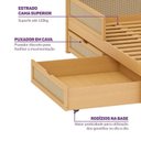 Ver imagem 5 de Cama Solteiro Madeira Maciça com Grades de Proteção e Gavetas Magna Kids Casatema MadeiraOriginals Madeiraoriginal
