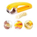 Ver imagem 3 de Fatiador de Banana Cortador de Frutas Legumes Salsicha Lâminas Inox Multiuso Chips Pepino