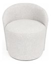 Ver imagem 3 de Poltrona Orgânica Yara Luxo Sala Recepçao Boucle:Prata/Liso