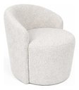 Ver imagem 2 de Poltrona Orgânica Yara Luxo Sala Recepçao Boucle:Prata/Liso