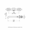 Ver imagem 2 de Torneira Misturador de Parede para Banheiro - Trend