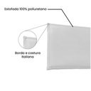 Ver imagem 3 de Cabeceira Painel Solteiro 0,90m Veneza Corano Branco