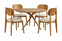 Ver imagem 2 de Sala de Jantar 4 Cadeiras Mesa Redonda Origem - Solara