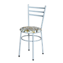 Ver imagem 2 de 4 Cadeiras para Mesa Epoxi Cinza Assento Floral:floral Orquídea