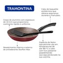 Ver imagem 2 de Frigideira De Alumínio Starflon Max Tramontina Paris 18cm + Espátula Vermelha