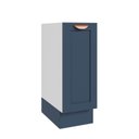 Ver imagem 2 de Balcão Planejado 1 Porta 30cm sem Tampo Arizona CabeCasa MadeiraOriginals Azul/Branco