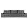 Sofá 6 Lugares Florença Retrátil e Reclinável 3,20M Pena Grafite - 4