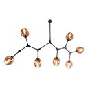 Ver imagem 1 de Pendente Orbe Preto 100cm 7xe27 280w - Ky001m - Bella