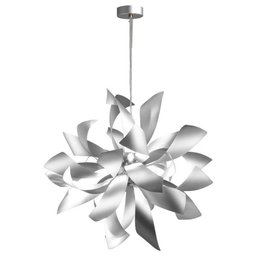 Pendente Atmo Bella Branco Fosco para 6 Lâmpadas G9 - RE001W - 1