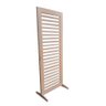 Biombo Painel Breeze Brise com Pés Madeira 210x80 Cm Vãos Vazados Eucalipto Neonx - 1