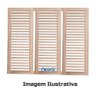 Biombo Painel Breeze Brise com Pés Madeira 210x80 Cm Vãos Vazados Eucalipto Neonx - 4