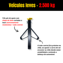 Ver imagem 5 de 4 Cavaletes Carro 2T Aço Apoio Tripé Veículo Tipo Preguiça Suporte
