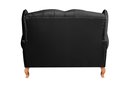 Ver imagem 3 de Namoradeira Chesterfield Imperador Sofá Vintage Capitonê - Couríssimo Preto