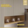Armário Aéreo Modular 2 Portas Nesher Simone Mendes 120cm Mdf Carvalho/greige - 2