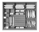 Ver imagem 3 de Guarda Roupa 6 Portas Mdf Anápolis Ripado - Móveis Valverde