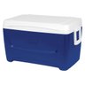 Caixa térmica Igloo com 45 litros com amplo espaço interno Island Breeze 48 QT Azul - 1