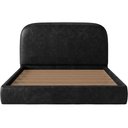 Ver imagem 7 de Cama Queen Flutuante com Cabeceira 160cm Aura W01 Couríssimo Preto - Lyam Decor