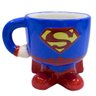 Caneca Porcelana Corpo Superman 450ml - Liga Da Justiça - 1