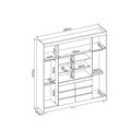 Ver imagem 3 de Guarda Roupa 4 Portas e 6 Gavetas Cadis Branco - Demóbile