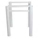 Ver imagem 4 de Base Retangular para Mesa Jantar Vidro Pedra Madeira 1.20mt Cor:branco
