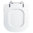 Ver imagem 5 de Assento Sanitário Tampa de Vaso Branco Mdf Laqueado El Misti para Bacia Icasa