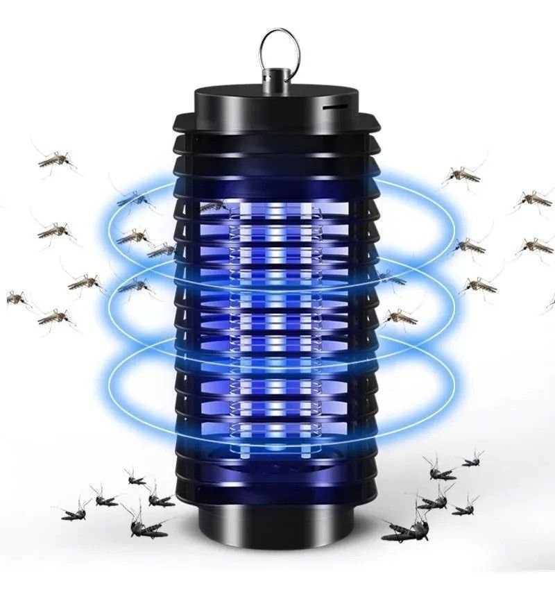 Armadilha Mata Mosquito Pega Inseto Led Luz Choque Eletrico Bivolt - 1