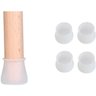 Kit 4 Protetor Pé Cadeira Anti Risco Anti Ruídos de Silicone - 1