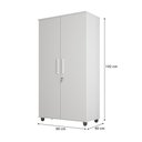 Ver imagem 4 de Armario Multiuso Ouro Amplo e Resistente Ideal para Lavanderia Alimentos e Ultilidades Branco