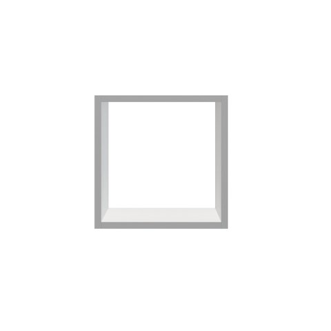 Nicho decorativo Flutuante em MDP 45X45X15 CMS NB-15-4545:Branco