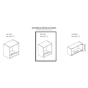 Ver imagem 5 de Nicho decorativo Flutuante em MDP 45X45X15 CMS NB-15-4545:Branco