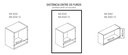 Ver imagem 5 de Nicho decorativo Flutuante em MDP 45X45X15 CMS NB-15-4545:Branco