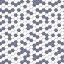 Ver imagem 3 de Papel de Parede Pastilha Colmeia Mix - Várias Cores - Azul