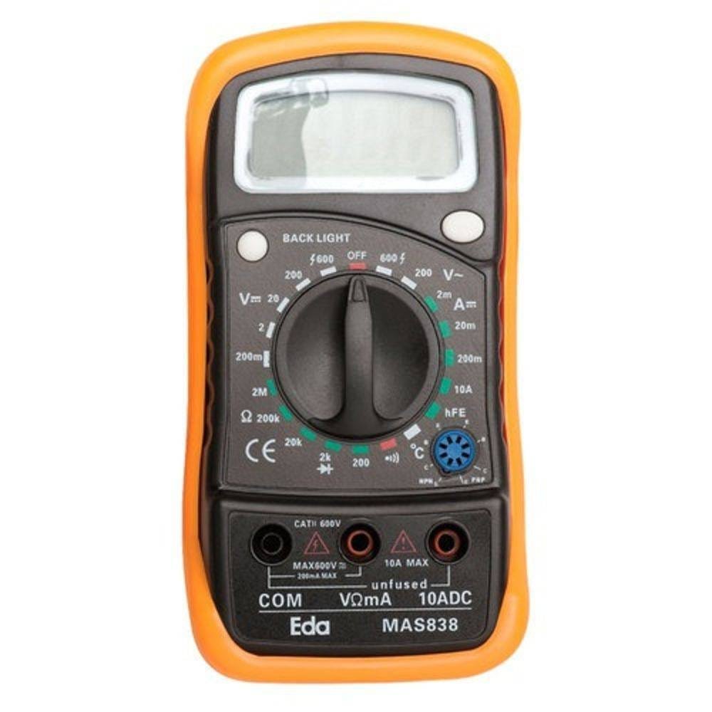 Multímetro digital com sensor de temperatura e Beep - MAS38L - Eda - 2