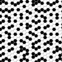 Ver imagem 3 de Papel de Parede Pastilha Colmeia Mix - Várias Cores - Preto