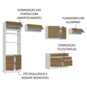 Ver imagem 5 de Armário de Cozinha Completa 350cm Branco/Rustic Glamy Madesa 01