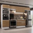 Ver imagem 1 de Armário de Cozinha Completa 350cm Branco/Rustic Glamy Madesa 01